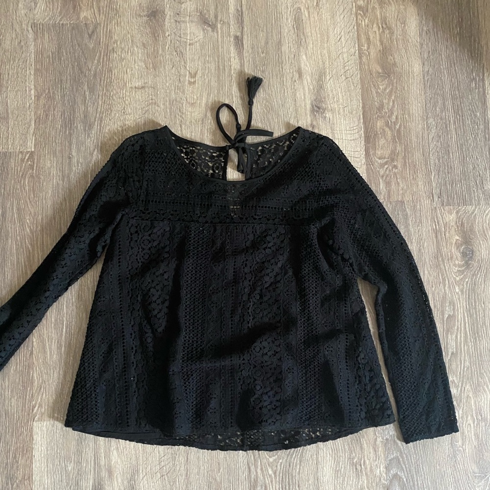 Black Hollister Blouse